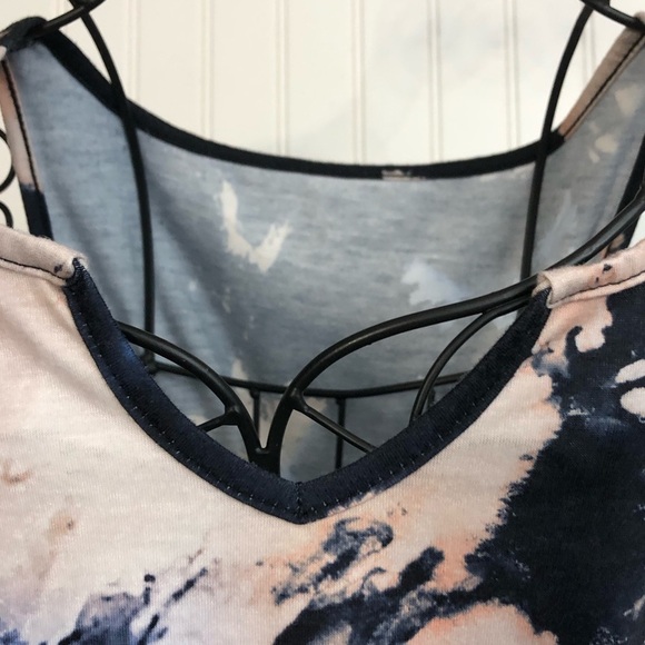 Shein Tie Die Tank Top - Picture 6 of 7